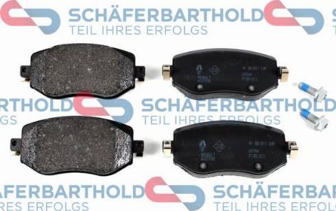 Schferbarthold 315 28 219 01 11 - Kit de plaquettes de frein, frein à disque cwaw.fr