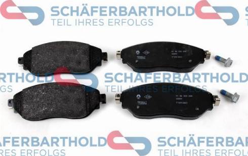 Schferbarthold 315 28 213 01 11 - Kit de plaquettes de frein, frein à disque cwaw.fr