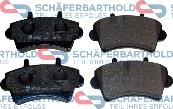 Schferbarthold 315 28 224 01 11 - Kit de plaquettes de frein, frein à disque cwaw.fr