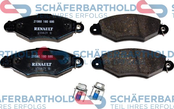 Schferbarthold 315 28 220 01 11 - Kit de plaquettes de frein, frein à disque cwaw.fr