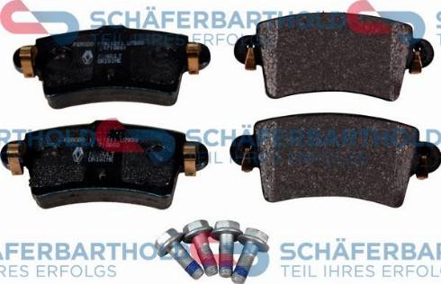 Schferbarthold 315 28 223 01 11 - Kit de plaquettes de frein, frein à disque cwaw.fr