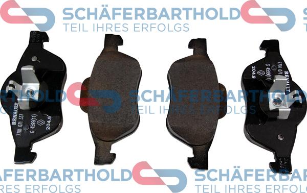 Schferbarthold 315 28 279 01 11 - Kit de plaquettes de frein, frein à disque cwaw.fr