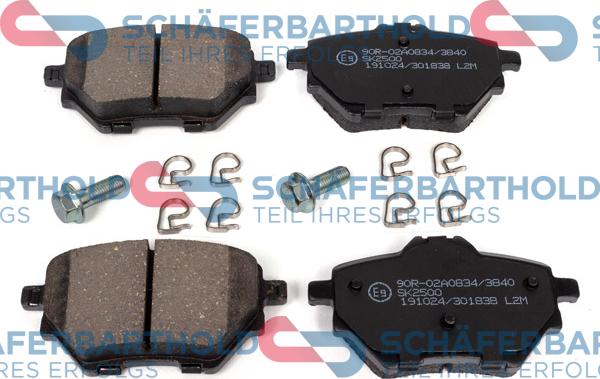 Schferbarthold 315 27 094 01 11 - Kit de plaquettes de frein, frein à disque cwaw.fr