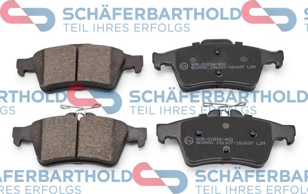 Schferbarthold 315 27 095 01 11 - Kit de plaquettes de frein, frein à disque cwaw.fr