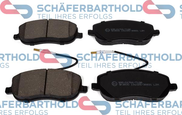 Schferbarthold 315 27 096 01 11 - Kit de plaquettes de frein, frein à disque cwaw.fr