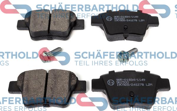 Schferbarthold 315 27 091 01 11 - Kit de plaquettes de frein, frein à disque cwaw.fr