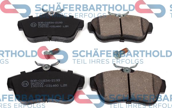 Schferbarthold 315 27 093 01 11 - Kit de plaquettes de frein, frein à disque cwaw.fr