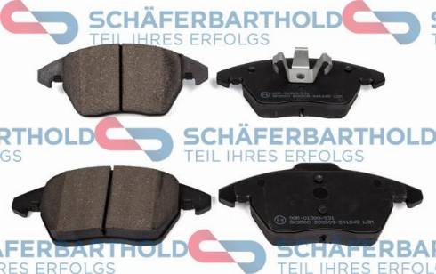 Schferbarthold 315 27 092 01 11 - Kit de plaquettes de frein, frein à disque cwaw.fr