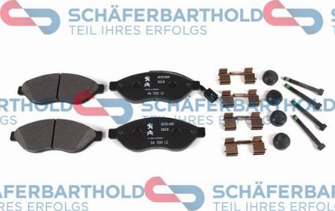 Schferbarthold 315 27 045 01 11 - Kit de plaquettes de frein, frein à disque cwaw.fr