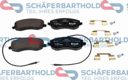 Schferbarthold 315 27 047 01 11 - Kit de plaquettes de frein, frein à disque cwaw.fr