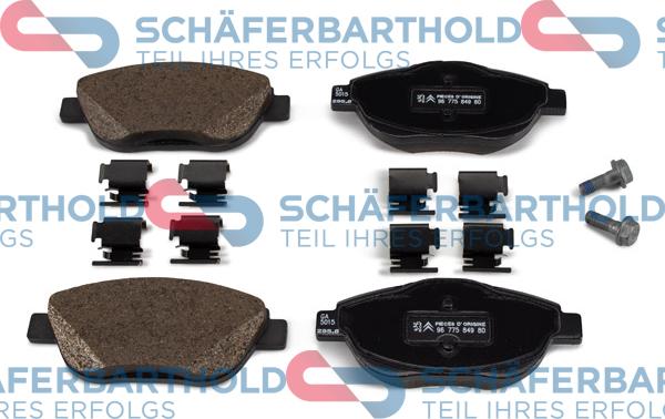 Schferbarthold 315 27 058 01 11 - Kit de plaquettes de frein, frein à disque cwaw.fr