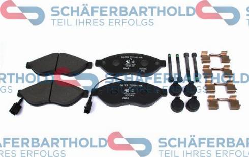 Schferbarthold 315 27 005 01 11 - Kit de plaquettes de frein, frein à disque cwaw.fr