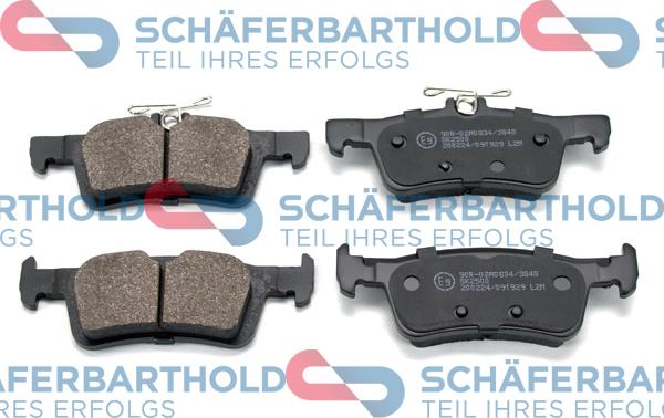 Schferbarthold 315 27 001 01 11 - Kit de plaquettes de frein, frein à disque cwaw.fr