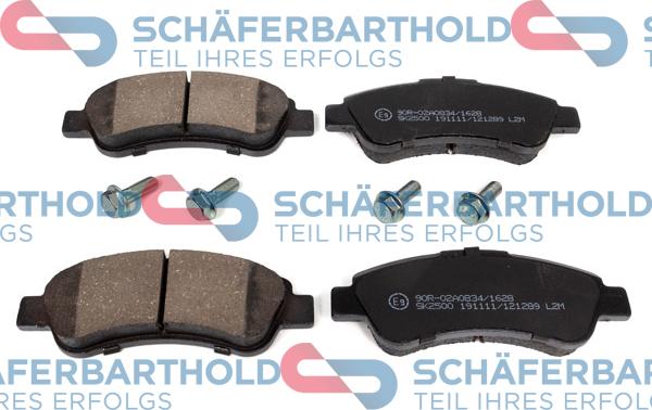 Schferbarthold 315 27 003 01 11 - Kit de plaquettes de frein, frein à disque cwaw.fr