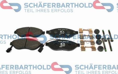 Schferbarthold 315 27 015 01 11 - Kit de plaquettes de frein, frein à disque cwaw.fr