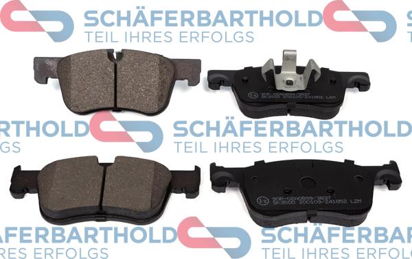 Schferbarthold 315 27 085 01 11 - Kit de plaquettes de frein, frein à disque cwaw.fr