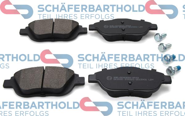 Schferbarthold 315 27 082 01 11 - Kit de plaquettes de frein, frein à disque cwaw.fr