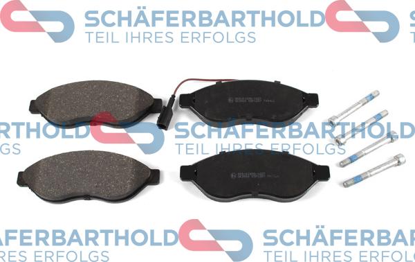 Schferbarthold 315 27 033 01 11 - Kit de plaquettes de frein, frein à disque cwaw.fr