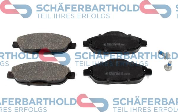 Schferbarthold 315 27 027 01 11 - Kit de plaquettes de frein, frein à disque cwaw.fr