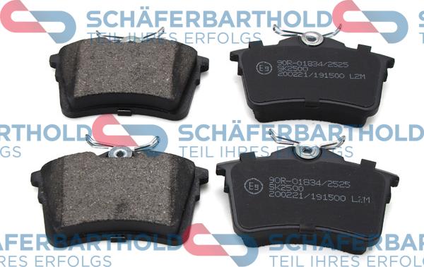 Schferbarthold 315 27 079 01 11 - Kit de plaquettes de frein, frein à disque cwaw.fr