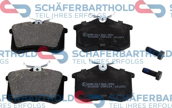 Schferbarthold 315 27 070 01 11 - Kit de plaquettes de frein, frein à disque cwaw.fr