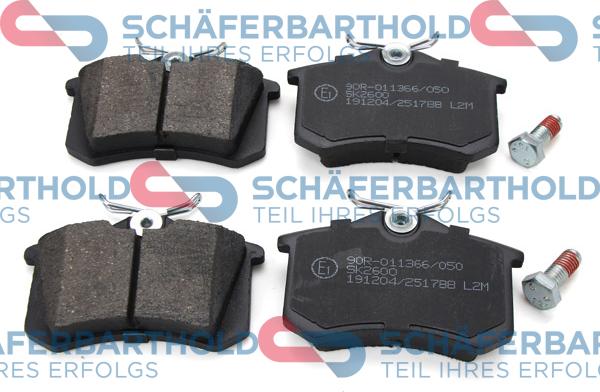 Schferbarthold 315 27 078 01 11 - Kit de plaquettes de frein, frein à disque cwaw.fr