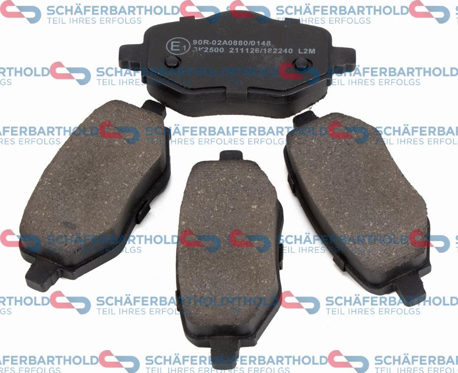 Schferbarthold 315 27 195 01 11 - Kit de plaquettes de frein, frein à disque cwaw.fr