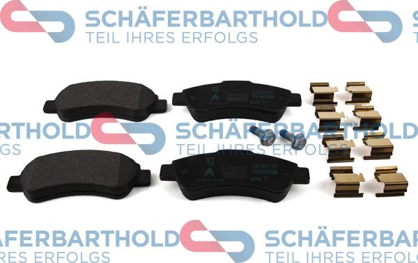 Schferbarthold 315 27 150 01 11 - Kit de plaquettes de frein, frein à disque cwaw.fr