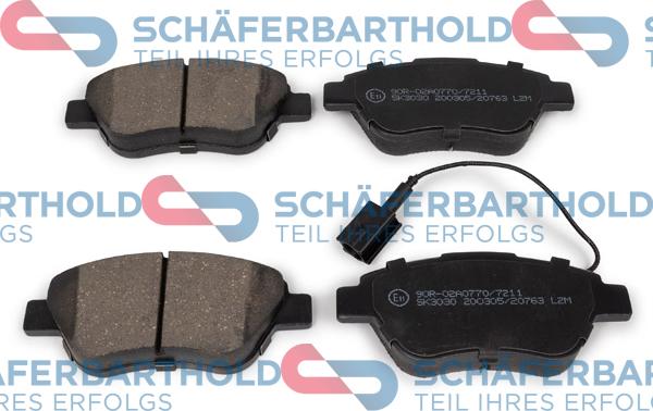 Schferbarthold 315 27 117 01 11 - Kit de plaquettes de frein, frein à disque cwaw.fr