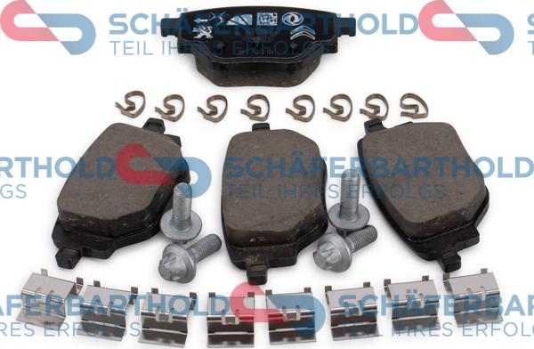 Schferbarthold 315 27 183 01 11 - Kit de plaquettes de frein, frein à disque cwaw.fr