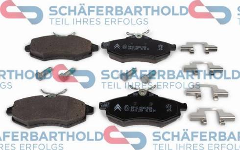 Schferbarthold 315 27 131 01 11 - Kit de plaquettes de frein, frein à disque cwaw.fr