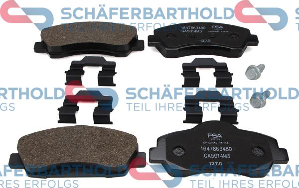 Schferbarthold 315 27 132 01 11 - Kit de plaquettes de frein, frein à disque cwaw.fr