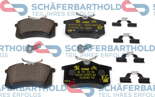 Schferbarthold 315 27 126 01 11 - Kit de plaquettes de frein, frein à disque cwaw.fr