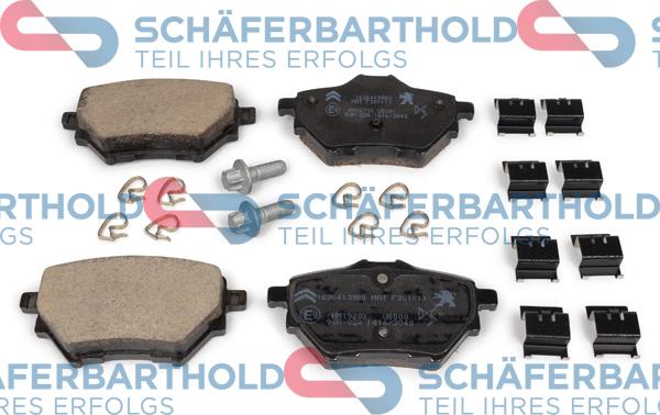 Schferbarthold 315 27 120 01 11 - Kit de plaquettes de frein, frein à disque cwaw.fr