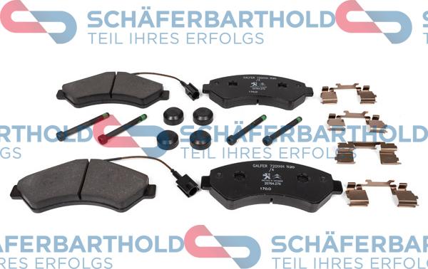 Schferbarthold 315 27 127 01 11 - Kit de plaquettes de frein, frein à disque cwaw.fr