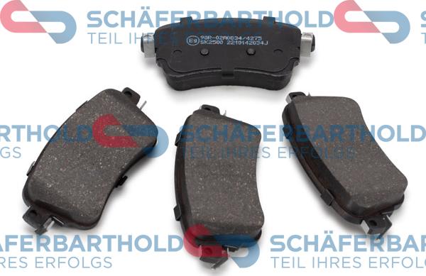 Schferbarthold 315 27 176 01 11 - Kit de plaquettes de frein, frein à disque cwaw.fr