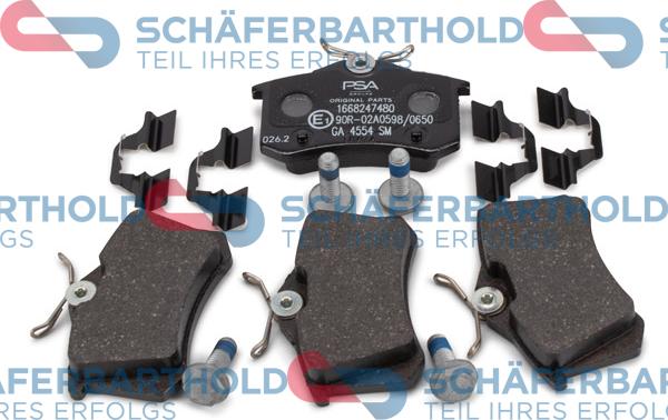 Schferbarthold 315 27 171 01 11 - Kit de plaquettes de frein, frein à disque cwaw.fr