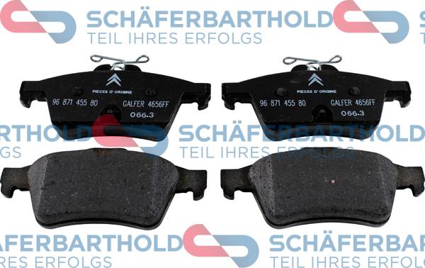 Schferbarthold 315 27 294 01 11 - Kit de plaquettes de frein, frein à disque cwaw.fr