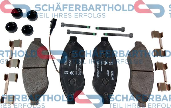 Schferbarthold 315 27 233 01 11 - Kit de plaquettes de frein, frein à disque cwaw.fr