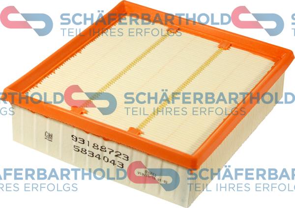 Schferbarthold 310 16 665 01 11 - Filtre à air cwaw.fr