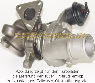 Schlütter Turbolader 166-09050 - Turbocompresseur, suralimentation cwaw.fr