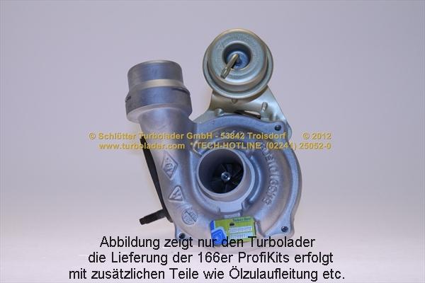 Schlütter Turbolader 166-09250 - Turbocompresseur, suralimentation cwaw.fr