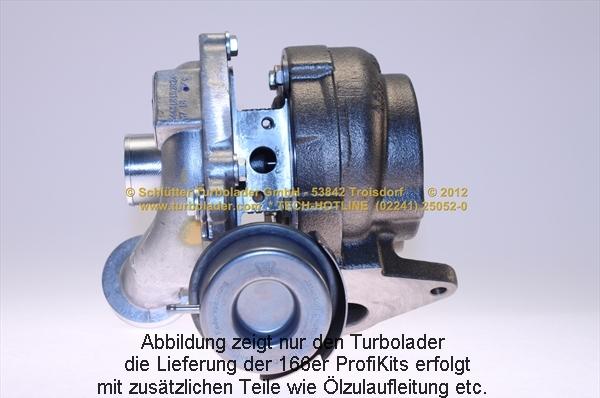 Schlütter Turbolader 166-09265EOL - Turbocompresseur, suralimentation cwaw.fr