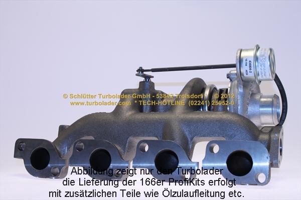 Schlütter Turbolader 166-05111 - Turbocompresseur, suralimentation cwaw.fr