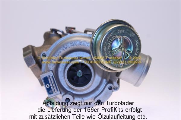 Schlütter Turbolader 166-00900 - Turbocompresseur, suralimentation cwaw.fr