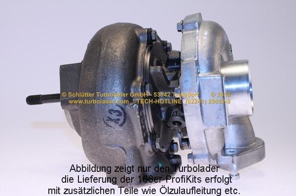 Schlütter Turbolader 166-09006 - Turbocompresseur, suralimentation cwaw.fr