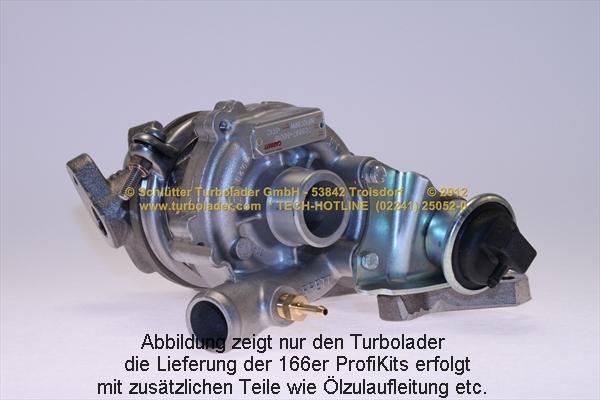 Schlütter Turbolader 166-00485 - Turbocompresseur, suralimentation cwaw.fr