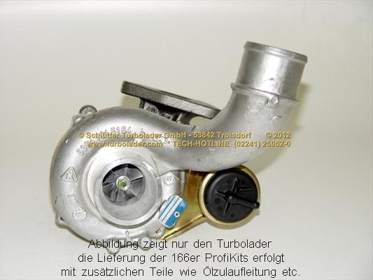 Schlütter Turbolader 166-00425 - Turbocompresseur, suralimentation cwaw.fr