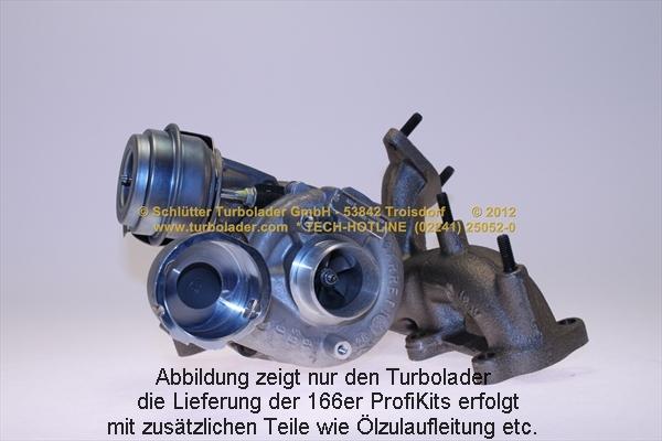 Schlütter Turbolader 166-00420 - Turbocompresseur, suralimentation cwaw.fr