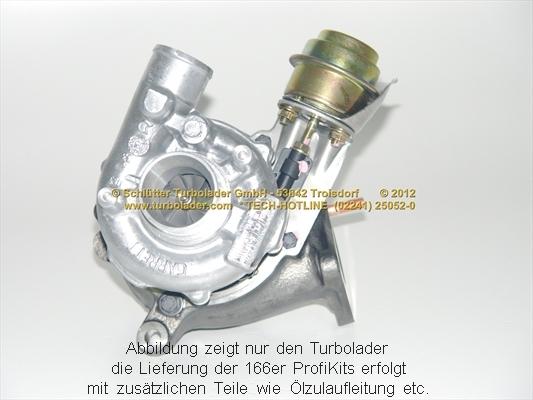 Schlütter Turbolader 166-00590 - Turbocompresseur, suralimentation cwaw.fr